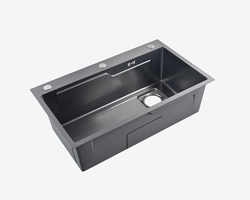 Handmade single bowl sink