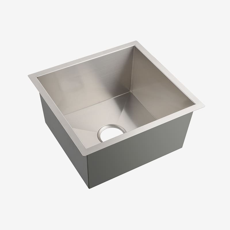 Handmade single under-mount bowl sink