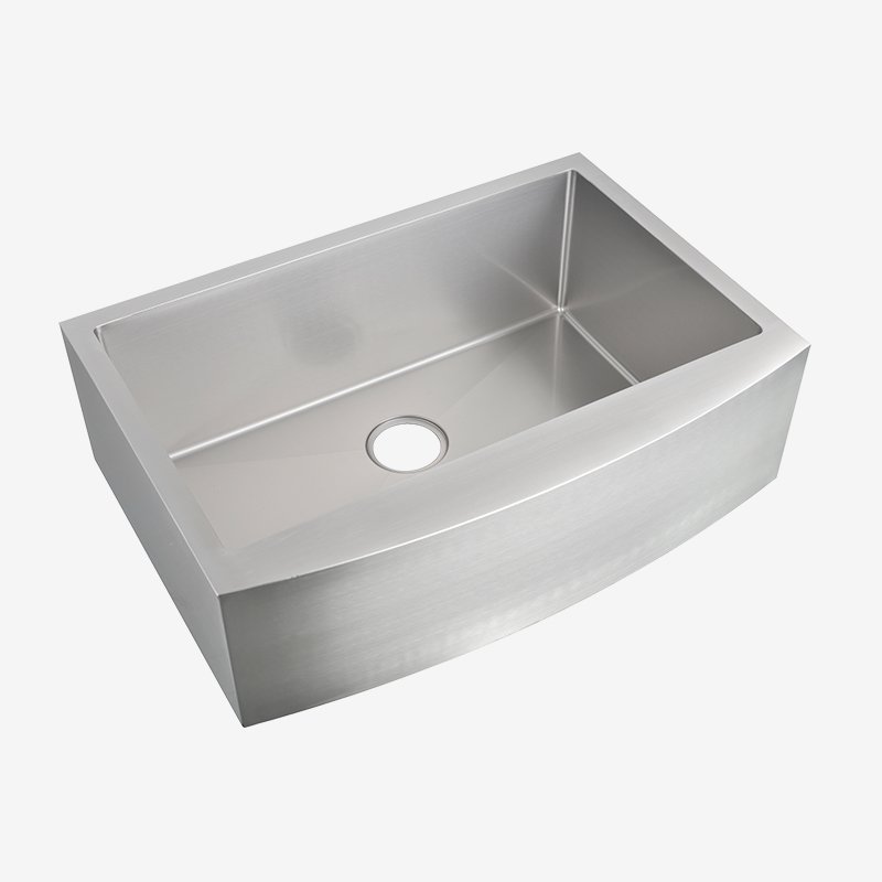 Classic apron front sink