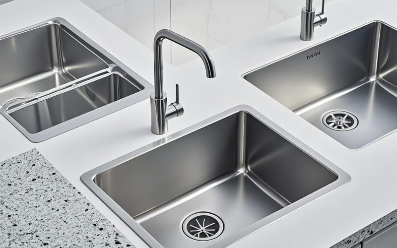 installation method for stainless steel kitchen sink