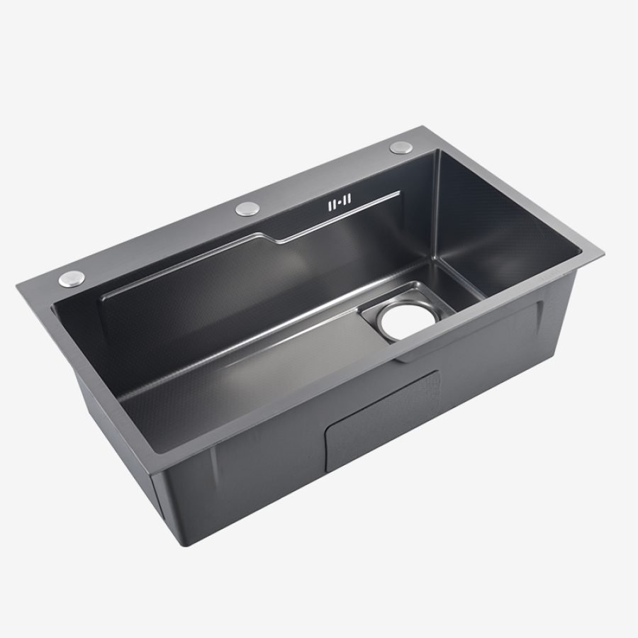 Handmade functional single bowl sink